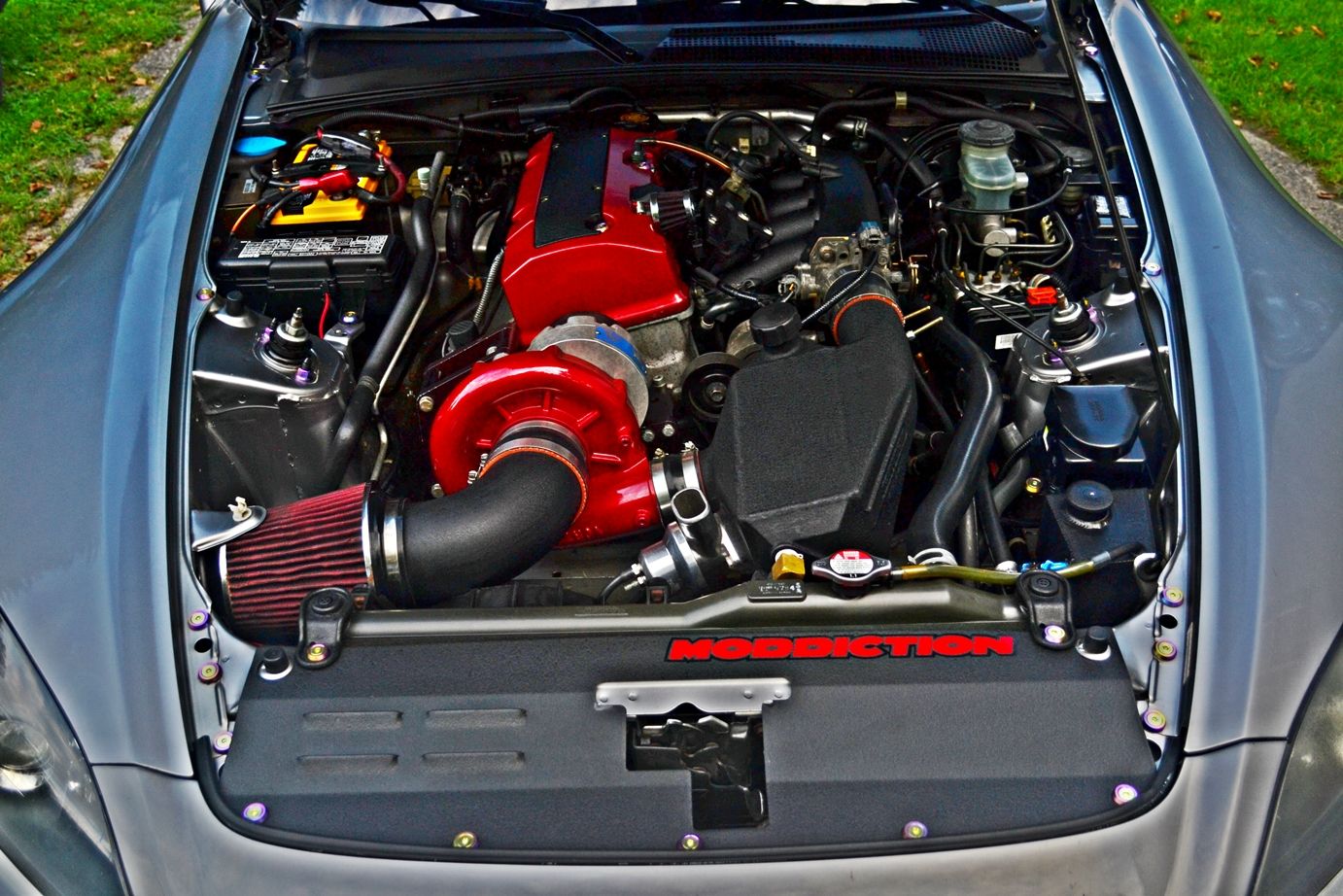 Moddiction Full Titanium engine bay kit S2KI Honda S2000 Forums
